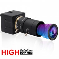ELP IMX179 sensor manual CS lens 5-50mm UVC USB Camera 8MP for Windows Linux android MAC