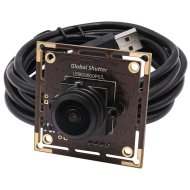 ELP 800P Global Shutter Monochrome USB Camera Module with Fisheye Lens 150 Degree