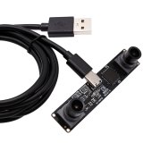 ELP 4MP 3840X1080P 60FPS dual lens Stereo vision USB Camera with M9 Lens 117 Degree
