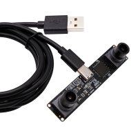 ELP 4MP 3840X1080P 60FPS dual lens Stereo vision USB Camera with M9 Lens 117 Degree