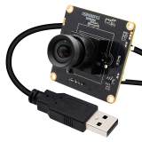 ELP 1080P 2K Starvis Low Light 2MP USB Camera Module with No Distortion Lens 86 Degree