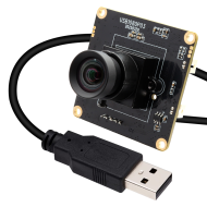 ELP 1080P 2K Starvis Low Light 2MP USB Camera Module with No Distortion Lens 86 Degree