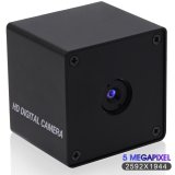 5mp auto focus ov5640 UVC USB webcam camera with 45 degree lens mini box case