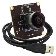 ELP 2MP Global shutter 1200P 1080P 90FPS USB Camera Module with Fisheye Lens 150 Degree