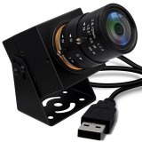 ELP 4K USB HDMI Camera IMX415 H.265 H.264 MJPEG 30fps Varifocal CS 2.8-12mm Lens 4X Optical Zoom