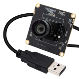 ELP 1080P 2K Starvis Low Light 2MP USB Camera Module with No Distortion Lens 101 Degree
