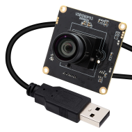ELP 1080P 2K Starvis Low Light 2MP USB Camera Module with No Distortion Lens 101 Degree