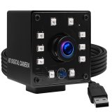 ELP 2MP Global shutter 1200P 1080P 90FPS IR LED for Day/Night Vision M12 3.6mm Lens USB Camera