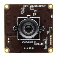 ELP 5MP 50fps Global Shutter 1080P 60fps USB Camera Module with No Distortion Lens 68 Degree