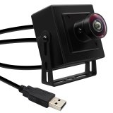 ELP 1080P 2K Starvis Low Light 2MP USB Camera Fisheye Lens 190 Degree with Mini Case