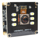 ELP 48MP High Resolution Free Driver Autofocus 70 Degree USB Camera Module with White LED