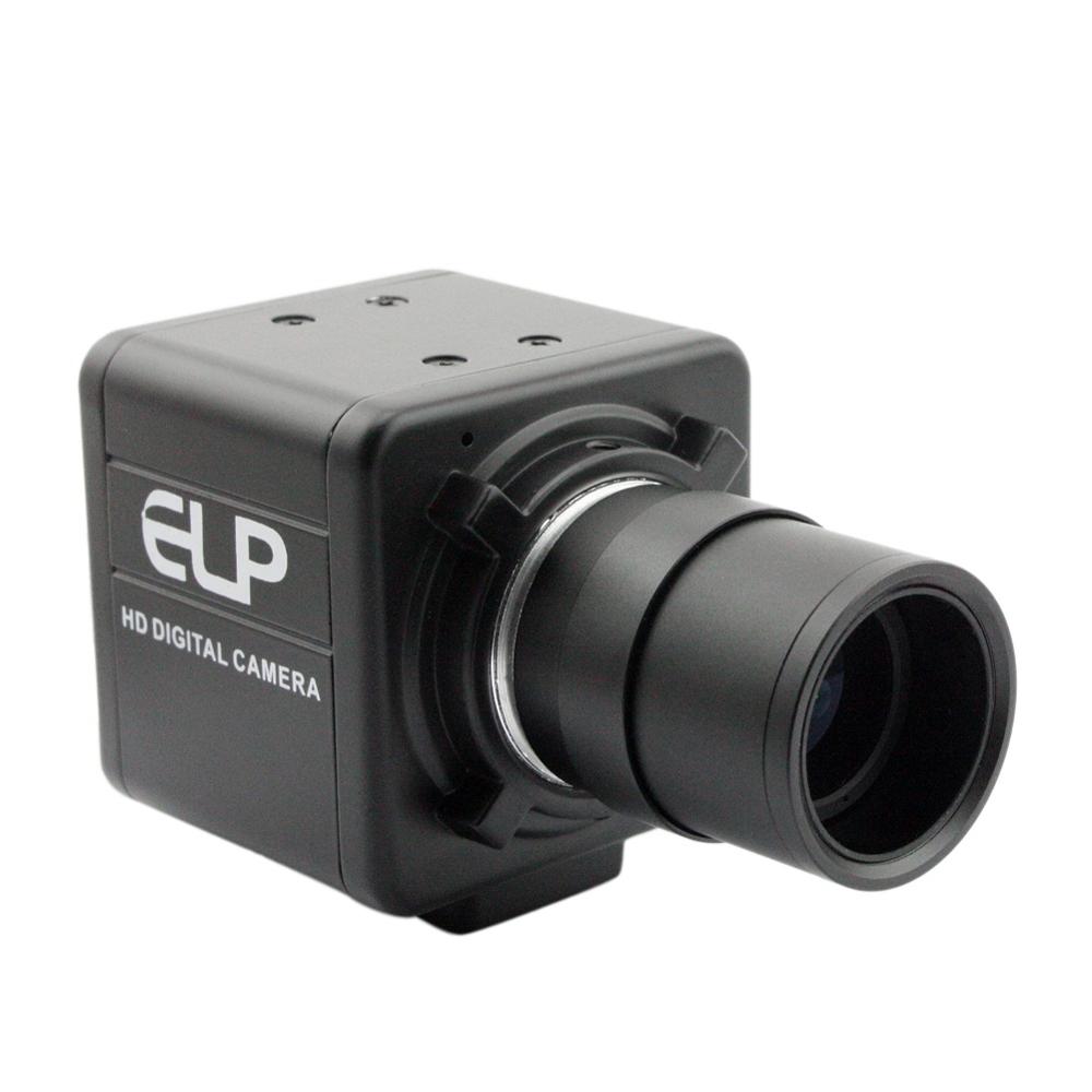 ELP monochrome AR0144 2.8-12mm varifocal lens Camera Usb Global Shutter for Biometric Scanning - Click Image to Close
