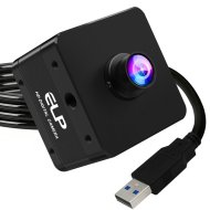ELP 20MP USB3.0 Camera 1/1.8 AR2020 Sensor Mini Case with No Distortion Lens 95 Degree