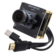 ELP 1/1.8” Sony IMX678 Sensor 4K USB3.0 & HDMI Camera Module with Wide Angle M12 3.9mm Lens