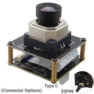 ELP 20MP USB3.0 Camera Module with Autofocus Lens 1/1.8 AR2020 Sensor No Distortion 60 Degree