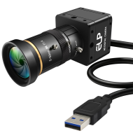 ELP 5MP 60fps Global Shutter USB3.0 Camera OG05B10 Sensor with CS 5-50mm lens 10X Optical Zoom