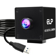 ELP 12MP USB3.0 Camera 4K 60FPS 1080P 230FPS IMX577 Sensor Webcam with No Distortion Lens 88 Degree