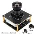 ELP 5MP Global Shutter USB3.0 Camera Module MJPEG 60fps OG05B10 with No Distortion Lens 115 Degree ELP 5MP Global Shutter USB3.0 Camera Module MJPEG 60fps OG05B10 with No Distortion Lens 115 Degree