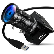 ELP 4K 60fps USB3.0 Camera Large Sensor IMX678 Webcam with CS 5-50mm Lens Manual 10X Optical Zoom