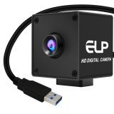 ELP 5MP Global Shutter USB3.0 Camera MJPEG 60fps YUY2 60fps OG05B10 No Distortion Lens 86 Degree