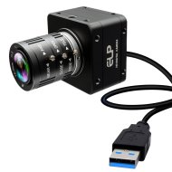 ELP 5MP 60fps Global Shutter USB3.0 Camera OG05B10 Sensor with CS 3.6-10mm lens 3X Optical Zoom