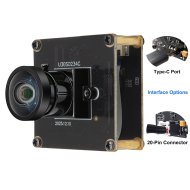 ELP 1200P Global Shutter USB3.0 Camera Moulde High Speed 120FPS AR0234 with No Distortion Lens 126°