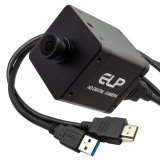 ELP 1/1.8” Sony IMX678 Sensor 4K USB3.0 & HDMI Camera Metal Case with M12 3.9mm Lens
