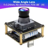 ELP 12MP Sony IMX577 4K 60FPS 1080P 230FPS USB3.0 Camera Module with No Distortion lens 88 Degree