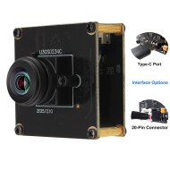ELP 1200P Global Shutter USB3.0 Camera Moulde High Speed 120FPS AR0234 with Fisheye Lens 200 Degree