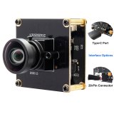 ELP 5MP Global Shutter USB3.0 Camera Module MJPEG 60fps OG05B10 with No Distortion Lens 100 Degree