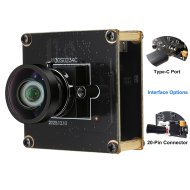 ELP 1200P Global Shutter USB3.0 Camera Moulde High Speed 120FPS AR0234 with No Distortion Lens 101°