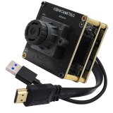 ELP 1/1.8” Sony IMX678 Sensor 4K USB3.0 & HDMI Camera Module with M12 10mm Lens 38 Degree