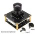ELP 5MP Global Shutter USB3.0 Camera Module MJPEG 60fps OG05B10 with No Distortion Lens 51 Degree ELP 5MP Global Shutter USB3.0 Camera Module MJPEG 60fps OG05B10 with No Distortion Lens 51 Degree