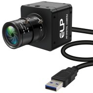 ELP 5MP 60fps Global Shutter USB3.0 Camera OG05B10 Sensor with CS 2.8-12mm lens 4X Optical Zoom