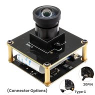 ELP 5MP Global Shutter USB3.0 Camera Module MJPEG 60fps OG05B10 with Low Distortion Lens 125 Degree