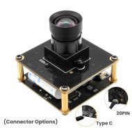ELP 5MP Global Shutter USB3.0 Camera Module MJPEG 60fps OG05B10 with No Distortion Lens 51 Degree