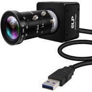 ELP 4K 60fps USB3.0 Camera Large Sensor IMX678 Webcam with CS 10-55mm Lens Manual 5X Optical Zoom