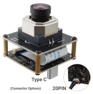 ELP 20MP USB3.0 Camera Module 1/1.8 AR2020 Sensor with Autofocus Lens No Distortion 95 Degree