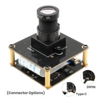 ELP 5MP Global Shutter USB3.0 Camera Module MJPEG 60fps/ YUY2 35fps OG05B10 with M12 12mm Lens