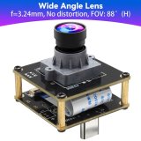 ELP 12MP Sony IMX577 4K 60FPS 1080P 230FPS USB3.0 Camera Module with No Distortion lens 88 Degree