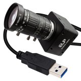 ELP 12MP High Resolution 4K 60FPS 1080P 230FPS USB3.0 Camera with CS 5-50mm Lens 10X Optical Zoom