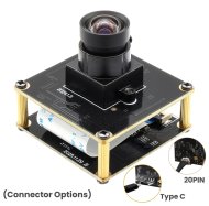 ELP 5MP Global Shutter USB3.0 Camera Module MJPEG 60fps OG05B10 with No Distortion Lens 75 Degree