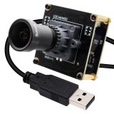 ELP 4K USB3.0 Camera Module Large Sensor 1/1.8'' IMX678 Type C Connector with M12 5mm Lens 94°