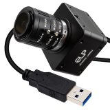 ELP 12MP High Speed 4K 60FPS 1080P 230FPS USB3.0 Camera with CS 3.6-10mm Lens 3X Optical Zoom