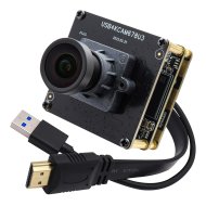 ELP 1/1.8” Sony IMX678 Sensor 4K USB3.0 & HDMI Camera Module with Wide Angle M12 3.9mm Lens