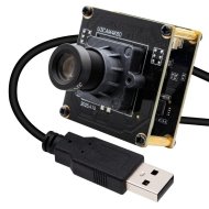 ELP 4K USB3.0 Camera Module Large Sensor 1/1.8'' IMX678 Type C Connector with M12 16mm Lens 25°