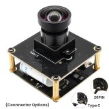 ELP 5MP Global Shutter USB3.0 Camera Module MJPEG 60fps OG05B10 with No Distortion Lens 115 Degree ELP 5MP Global Shutter USB3.0 Camera Module MJPEG 60fps OG05B10 with No Distortion Lens 115 Degree