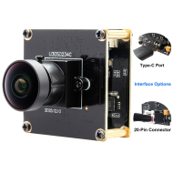 ELP 1200P Global Shutter USB3.0 Camera Moulde High Speed 120FPS AR0234 with Fisheye Lens 153 Degree