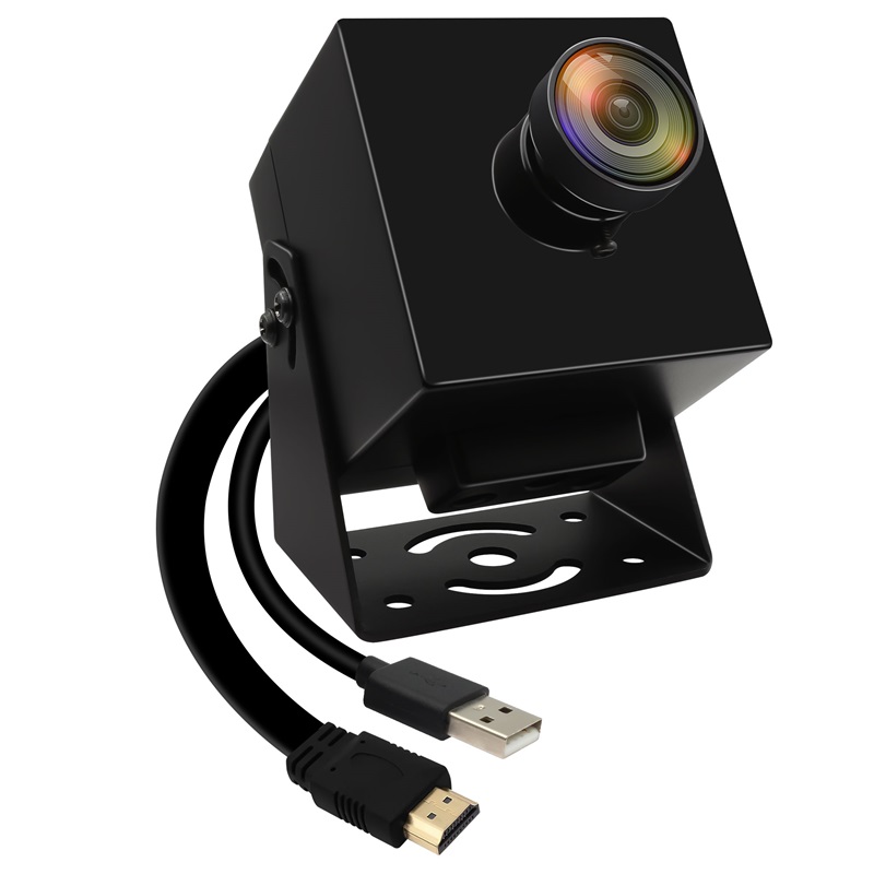 ELP 4K USB HDMI Camera IMX415 H.265 H.264 MJPEG 30fps with Wide Angle Fisheye Lens 150 Degree - Click Image to Close