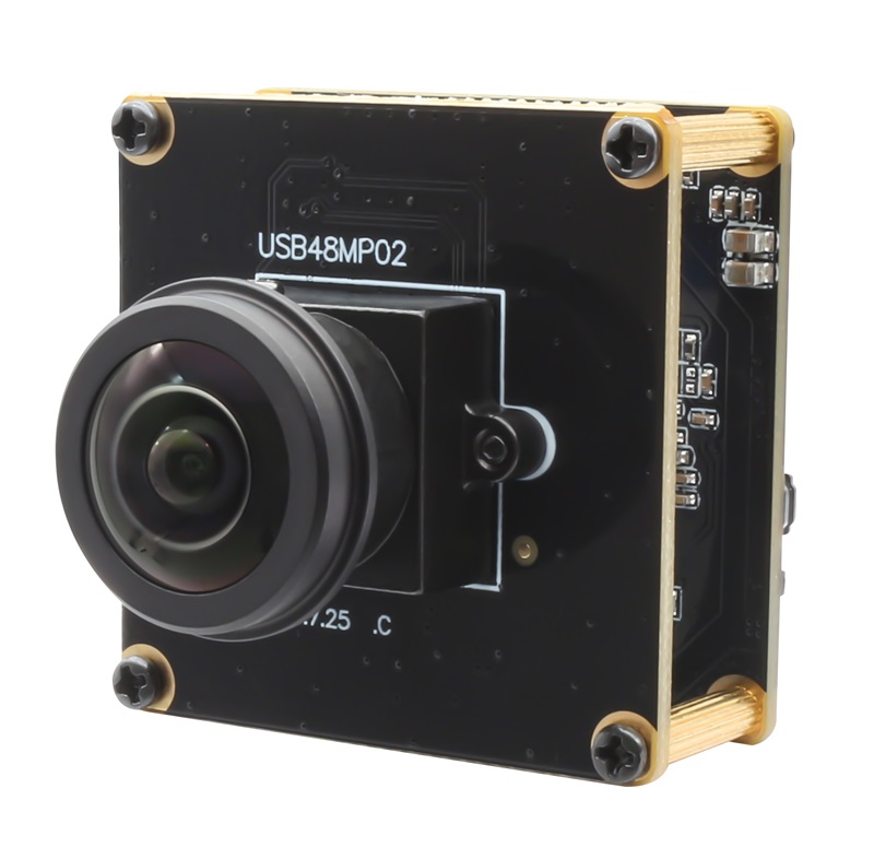 ELP 48MP High Resolution USB Camera Module with 180 Degree Fisheye Lens - Click Image to Close